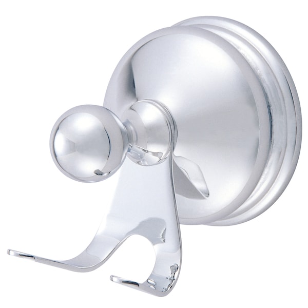 Vintage Robe Hook, Polished Chrome